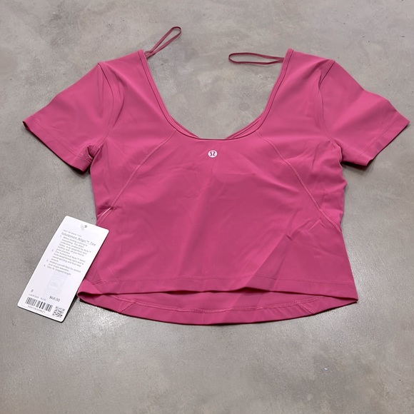 Lululemon 🍋 NWT Align T-shirt Pink Lychee - Picture 2 of 4